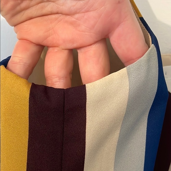 Leith Gray and Blue silky Camisole Top - Picture 9 of 12